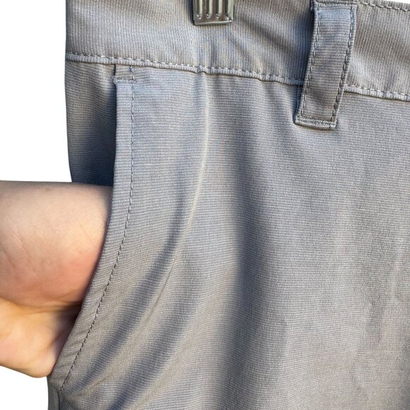 Banana Republic Mens Gray Stretch Relaxed Fit Lightweight Elastic Waist Short 38 - Picture 6 of 9
